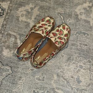 Watermelon Toms - Size 6